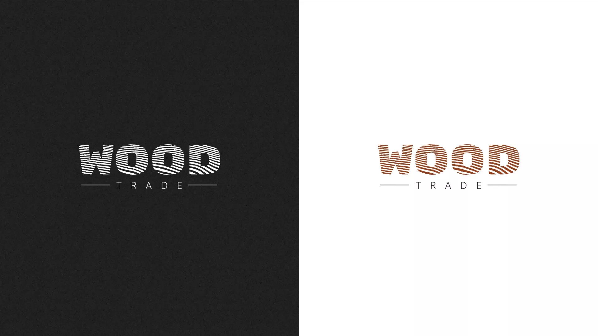 Разработка логотипа для компании «Wood Trade» в Тайшете