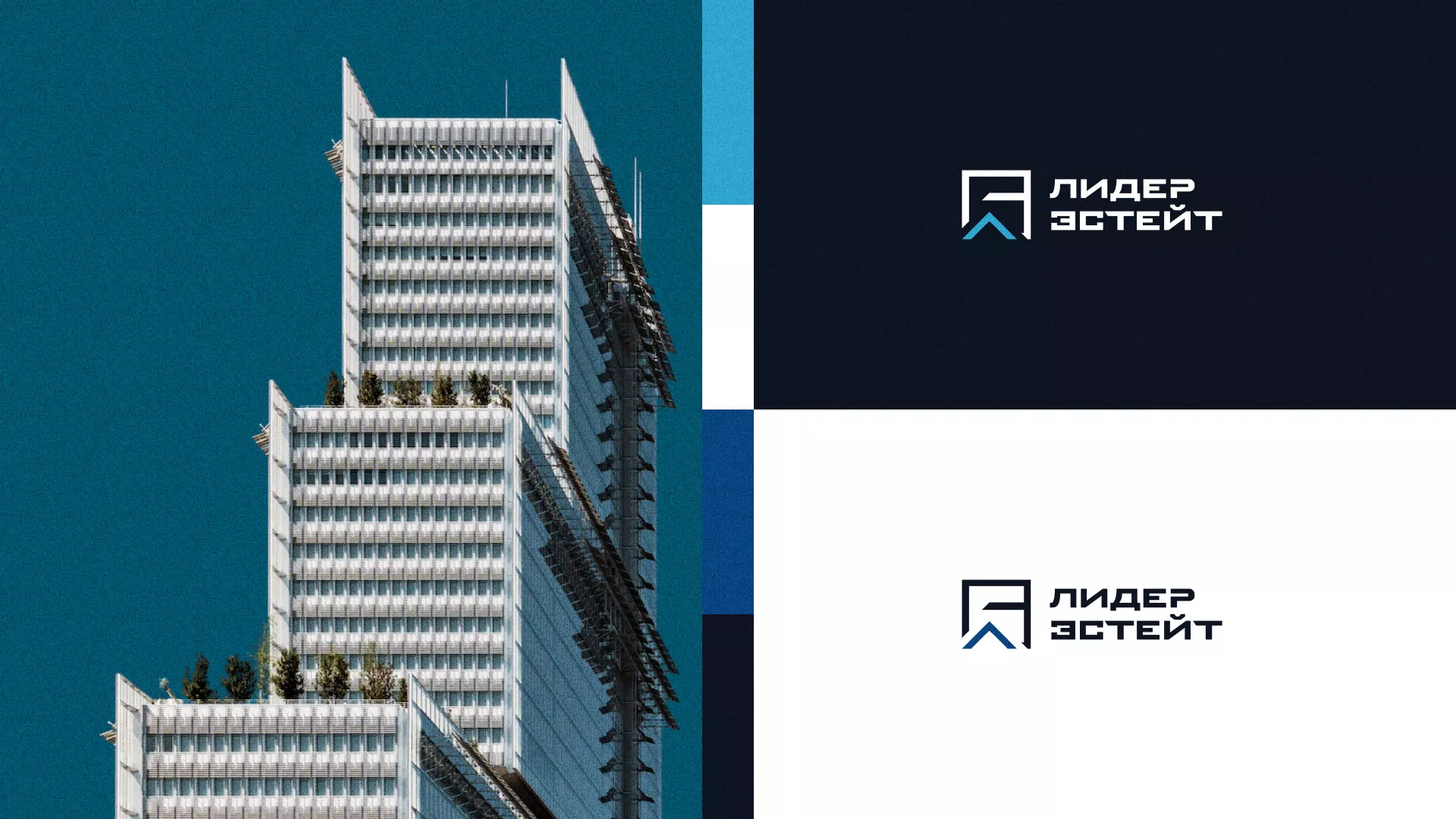 Разработка логотипа агентства недвижимости «Лидер Эстейт» в Тайшете