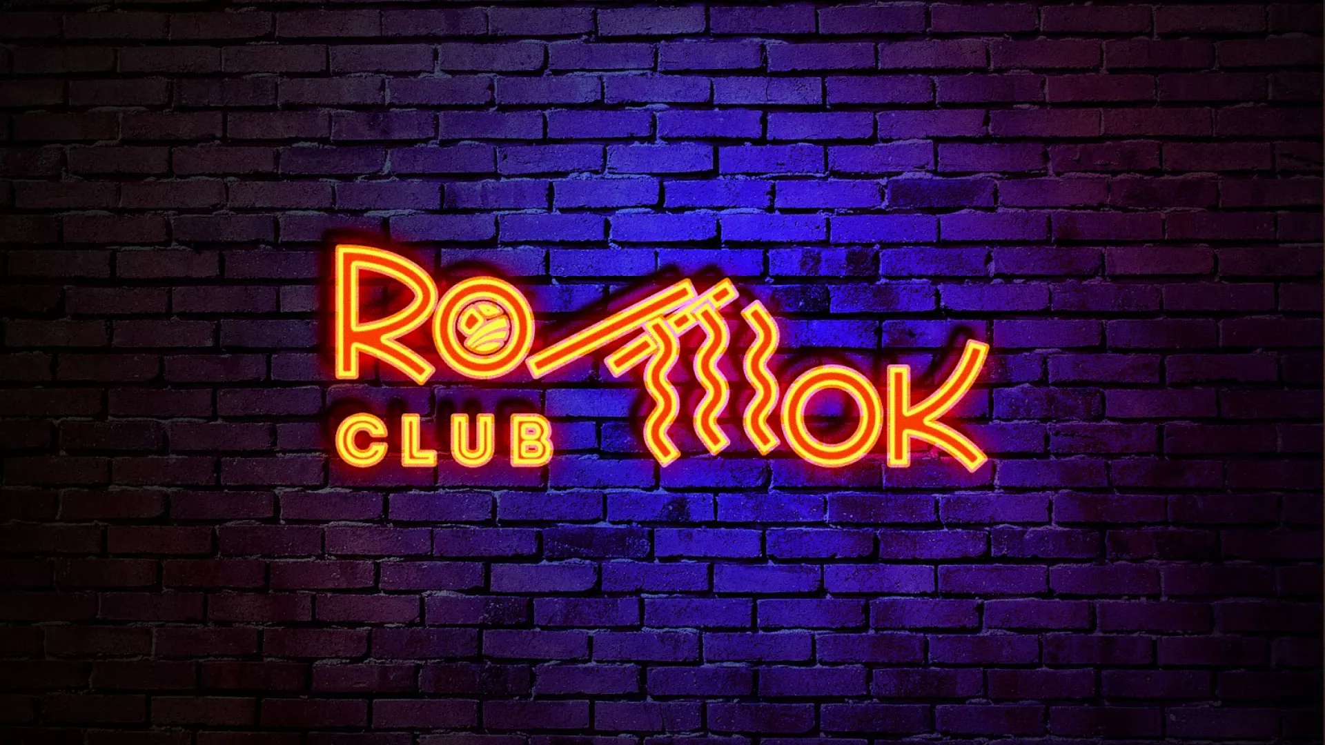 Разработка интерьерной вывески суши-бара «Roll Wok Club» в Тайшете