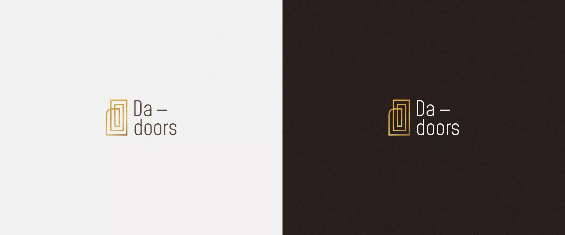 Разработка логотипа для компании «DA-DOORS» в Тайшете